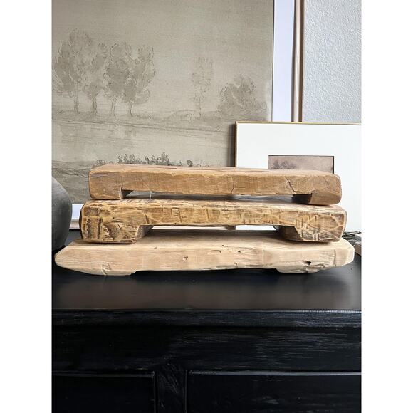 Large Vintage Wood Riser - Picture 2 of 8